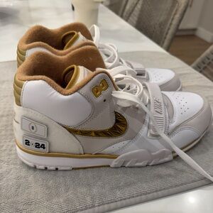 NIKE AIR TRAINER 1 CFP WHITE/GOLD LEAF-WHITE SIZE 10.5 MEN'S